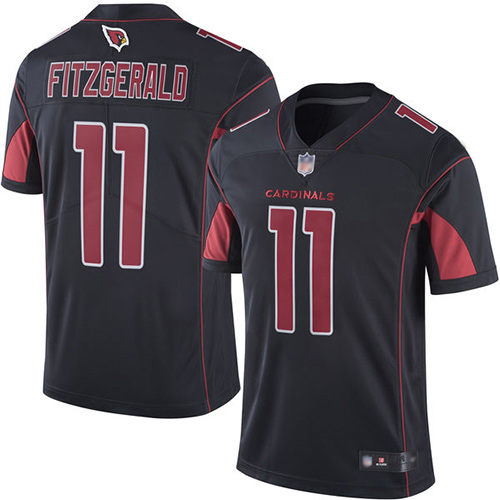 Arizona Cardinals Limited Black Men Larry Fitzgerald Jersey NFL Football #11 Rush Vapor Untouchable